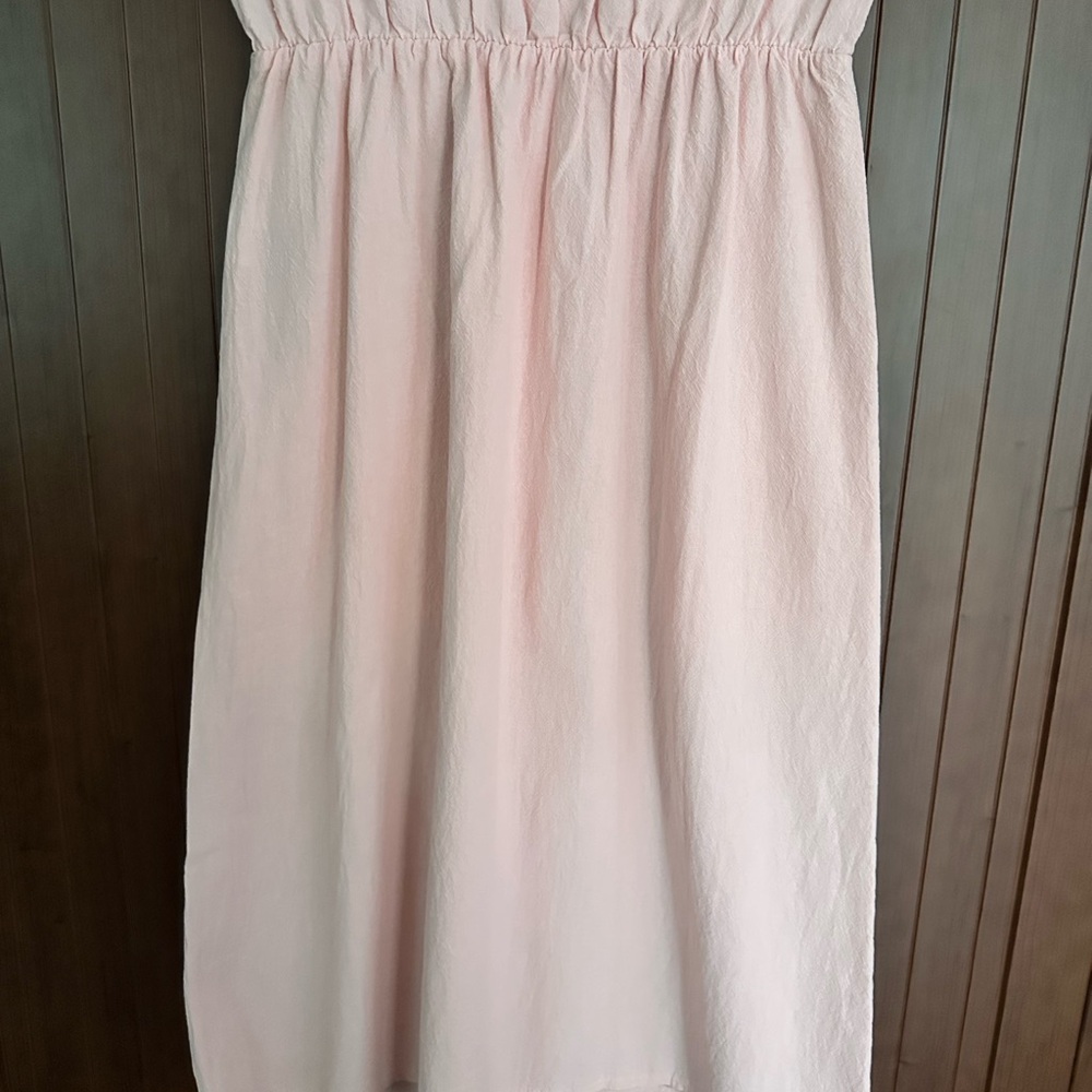Pink Button-Down Women's Dress - Picture 10 of 11